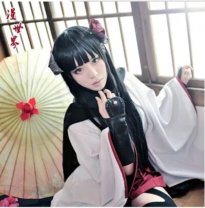 Аниме Inu x Boku SS косплей ширакиин ририко обратный экстракт комплект кимоно cos