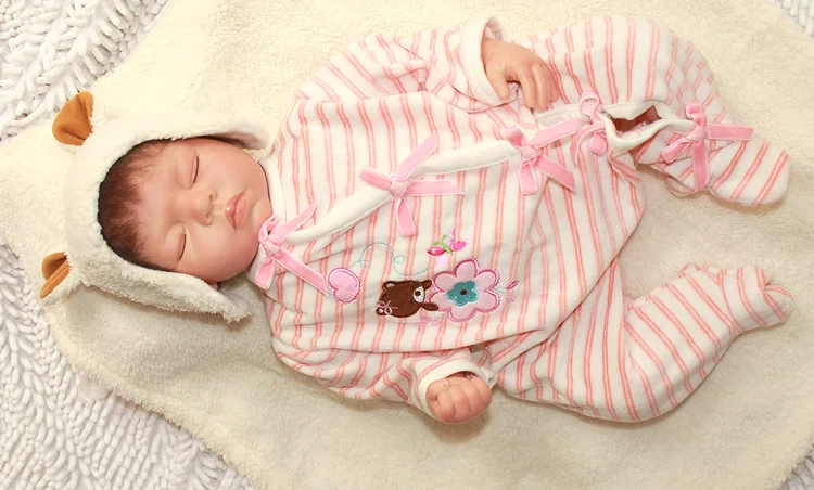Бесплатная доставка силиконовые виниловые куклы Новорожденные детские игрушки