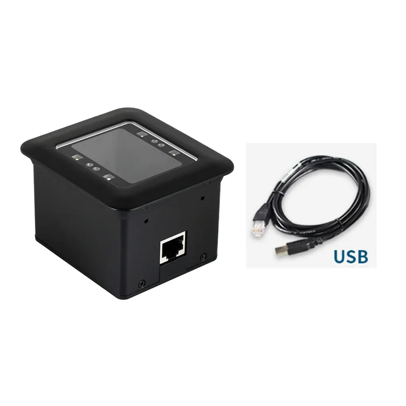 USB RD4500R высокое качество USB 2D терминал с фиксированным креплением со сканером штрих-кода модуль для киоска или турникета мобильный платеж - Цвет: USB