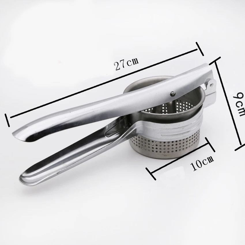 Stainless Steel Manual Juicer Multi-Functional Crusher Squeezer Baby Food Press Strainer Easy Cleaning Potato Fruit Juice | Дом и сад