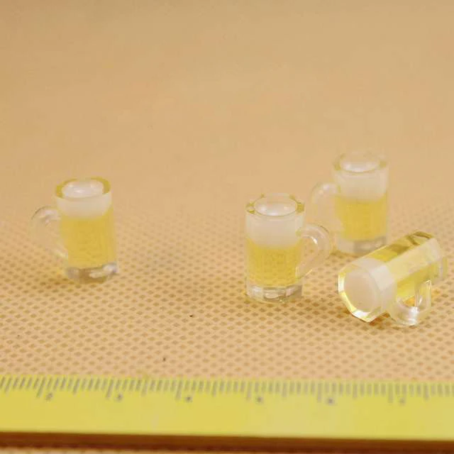 

G05-X385 children baby gift Toy 1:12 Dollhouse mini Furniture Miniature rement bear cup 4pcs/lot