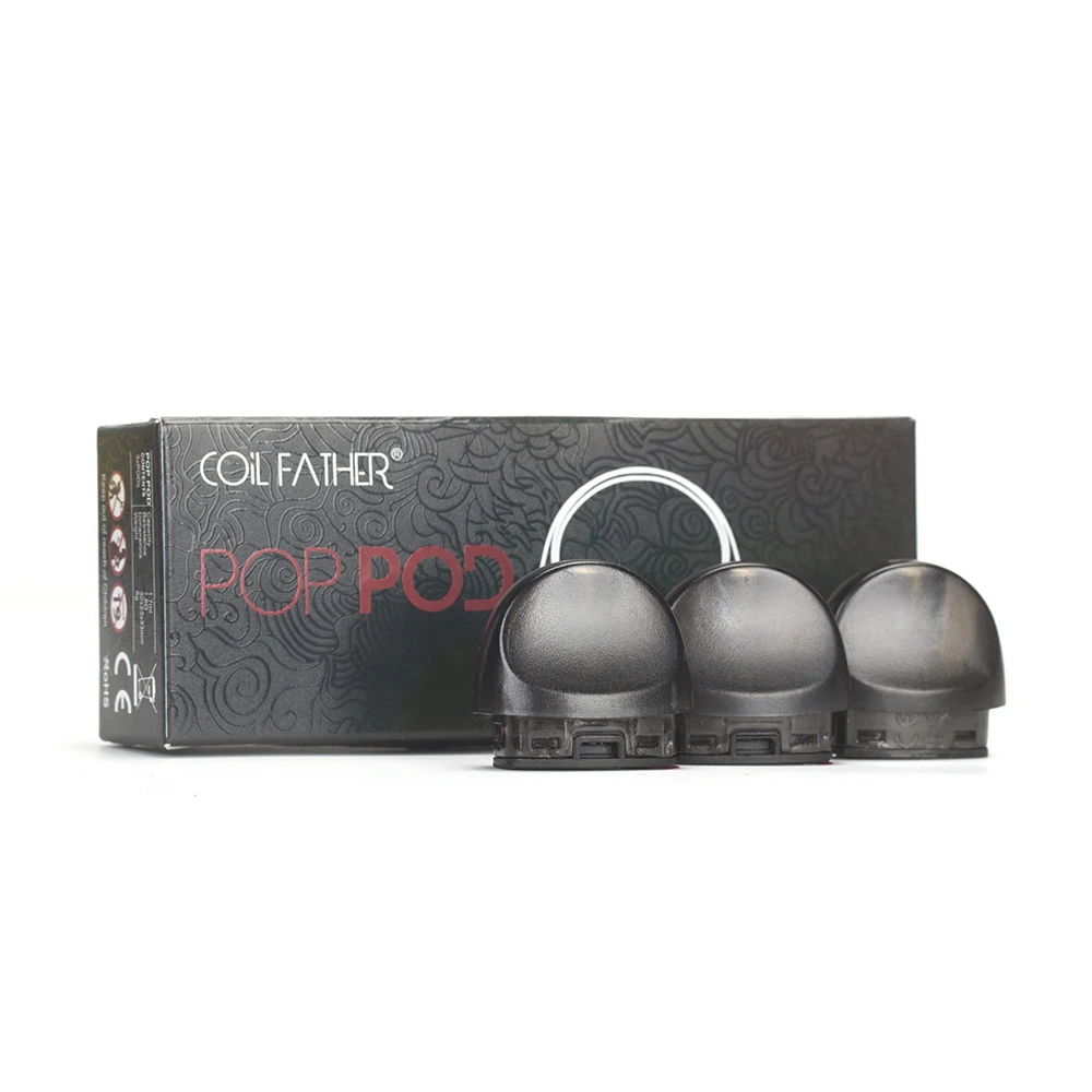 

Coil Father C601 POP POD 2ml Capacity Cartridge Cotton Coil Pure Flavour for POP POD Kit Electronic Cigarette