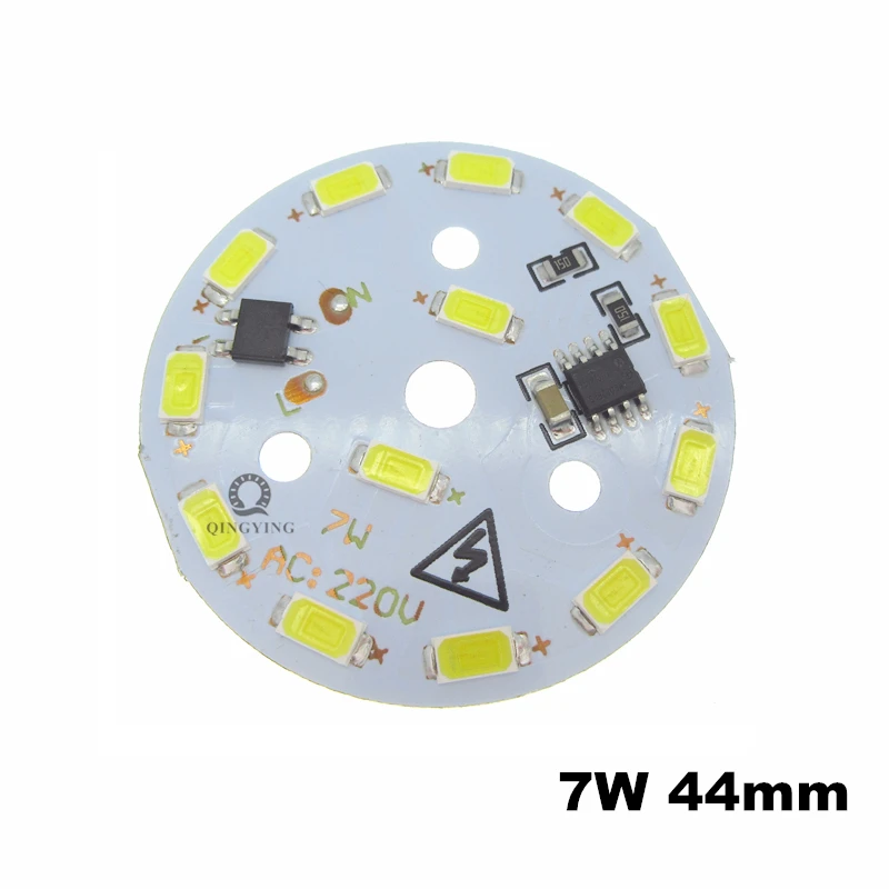10 шт. светодиодная алюминиевая пластина SMD 220 5730 В переменного тока 7 Вт|led|led aluminum