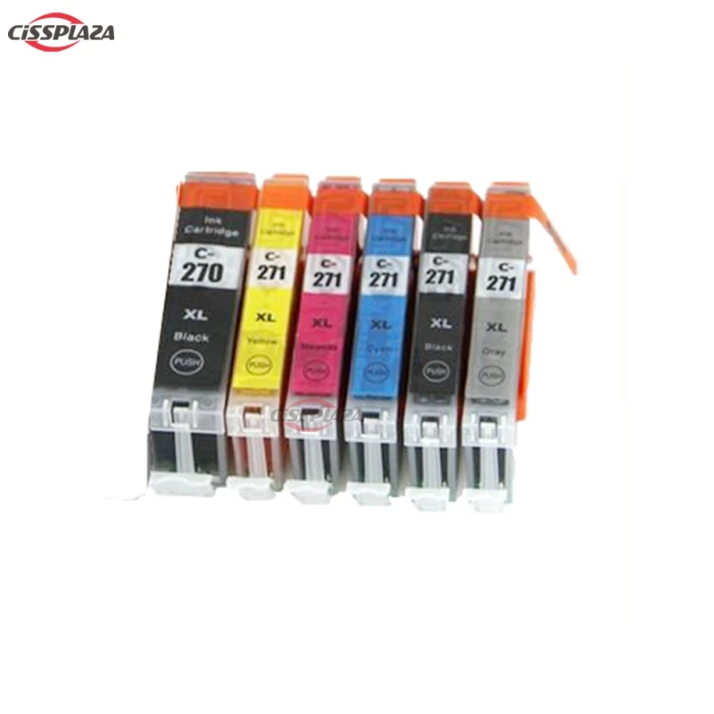 CISSPLAZA 18 шт. 270xl 271xl PGI 270 CLI 271 совместимый чернильный картридж для canon PIXMA MG7720 TS9020/TS8020