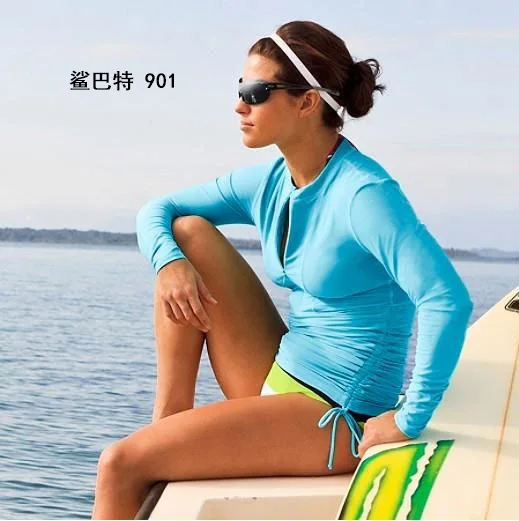 Высококачественные пляжные футболки с УФ защитой и длинными рукавами