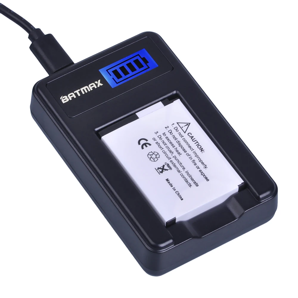 Зарядное устройство USB для Nikon COOLPIX S630 S610 S640 S1000 S1200pj S31 S6000 S6100 AW120s P340 2 шт.|en el12|battery for