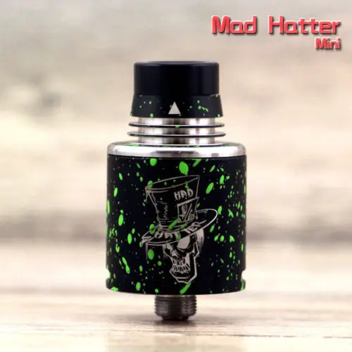 Original Advken Mad Hatter Mini RDA rebuildable atomizer tank Zombie /Splatter fast shipping fit mech mod electronic cigarrate |