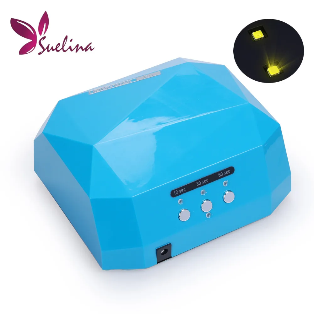 Специальная Сенсорная лампа 36 Вт Алмазный светодиодный + УФ сушка для ногтей 10Sec