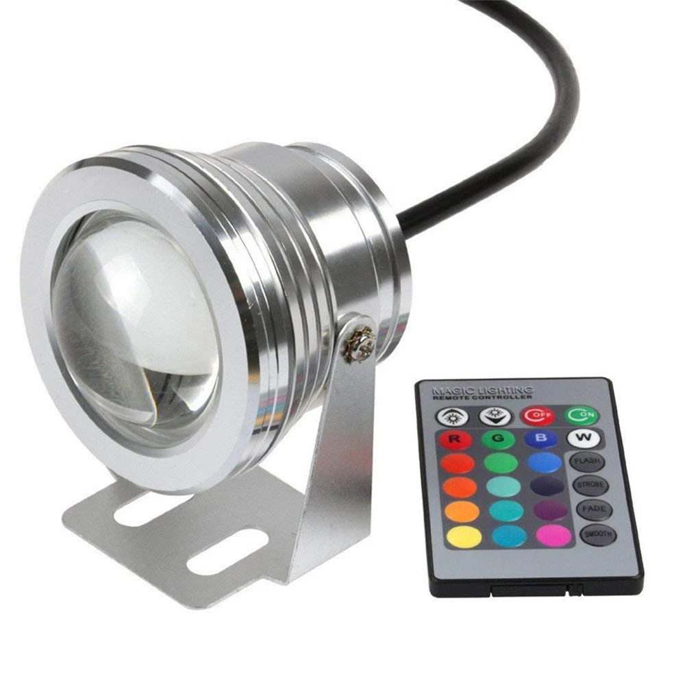 Подводный светодиодный светильник RGB 110 (лм/Вт) для бассейна пруда аквариума