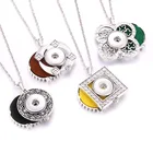 Новые Ароматические бриллиантовые кулоны разы, ожерелье с подвеской, ювелирные ожерелья с защелкой, подходит для ювелирных изделий с кнопками 18 мм