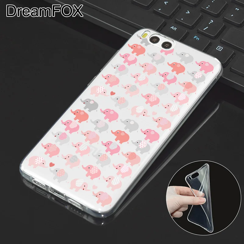 DREAMFOX M535 класса люкс Индийский Слон Мягкий ТПУ силиконовый чехол для Xiaomi Mi Note 2 3 4 5 6
