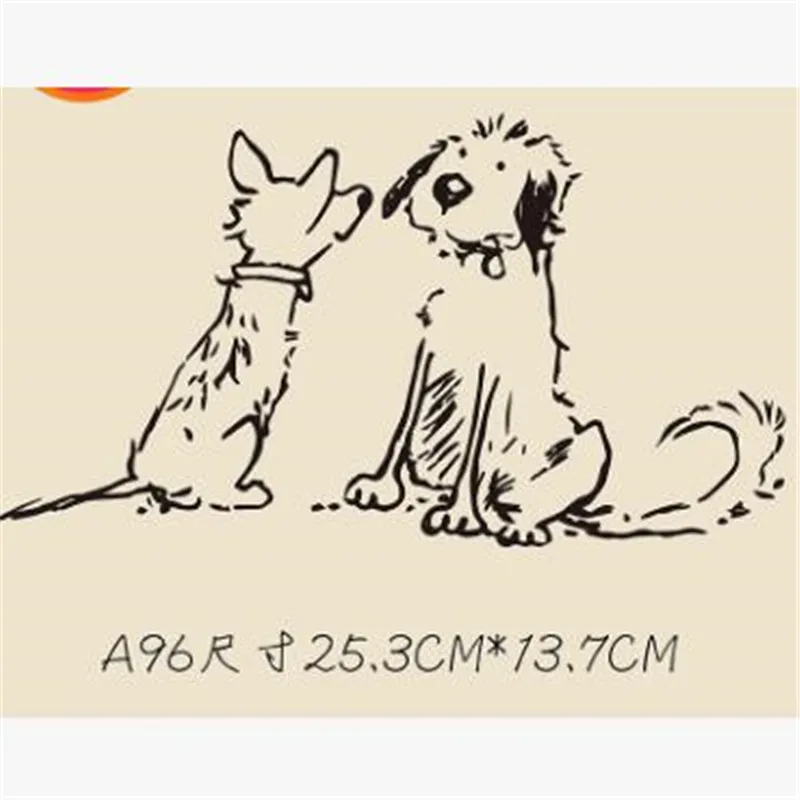Toppe Diy нашивки в виде животных для одежды 3d наклейки 253 мм собачий Железный На