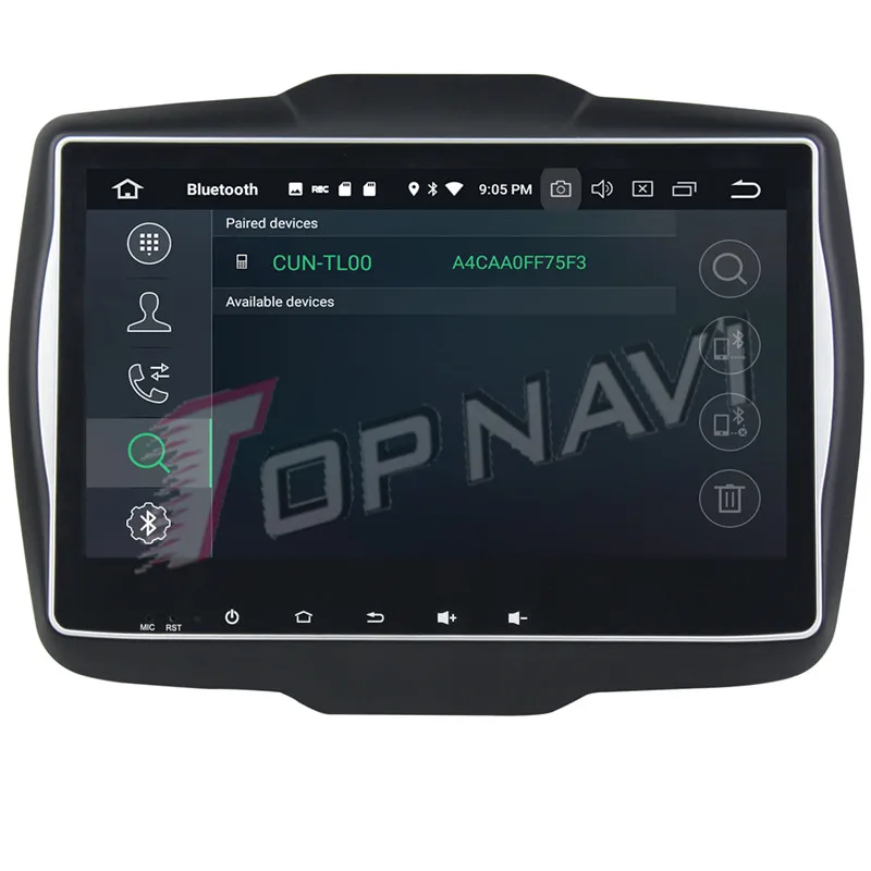 Topnavi 4 ядра 9 &quotAndroid 8 1 Автомобильный gps навигация для Jeep Renegade 2016 2017 Авто радио
