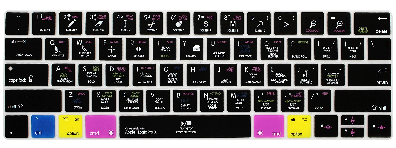 Силиконовый защитный чехол для клавиатуры США Новый Macbook A1706 A1707 с сенсорным