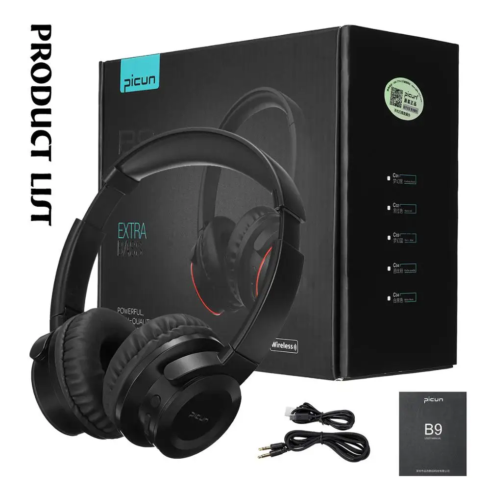 Беспроводные Bluetooth наушники Picun B9 5 0 с сенсорным управлением гарнитура