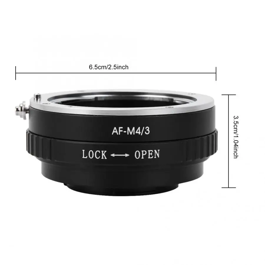 Металлическое ручное кольцо-адаптер для объектива Minolta AF подходит камеры M4/3 с