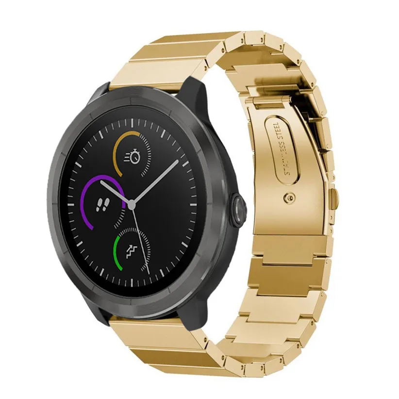 

Smart Watch Stainless Steel Band Strap For Garmin vivoactive 3 80605