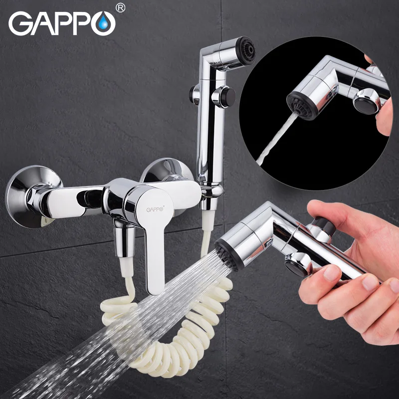Gappo смеситель для душа кран для биде ручной душ для ванной комнаты биде душевой набор душевой кран для туалета биде латунный настенный смеситель для ванны
