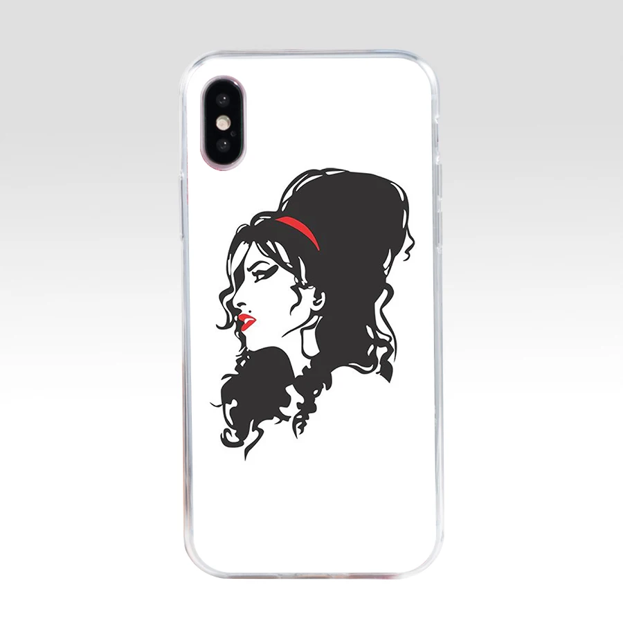 219AQ amy winehouse 2 мягкий силиконовый чехол для телефона из ТПУ iphone 5 5s se X XR XS Max |