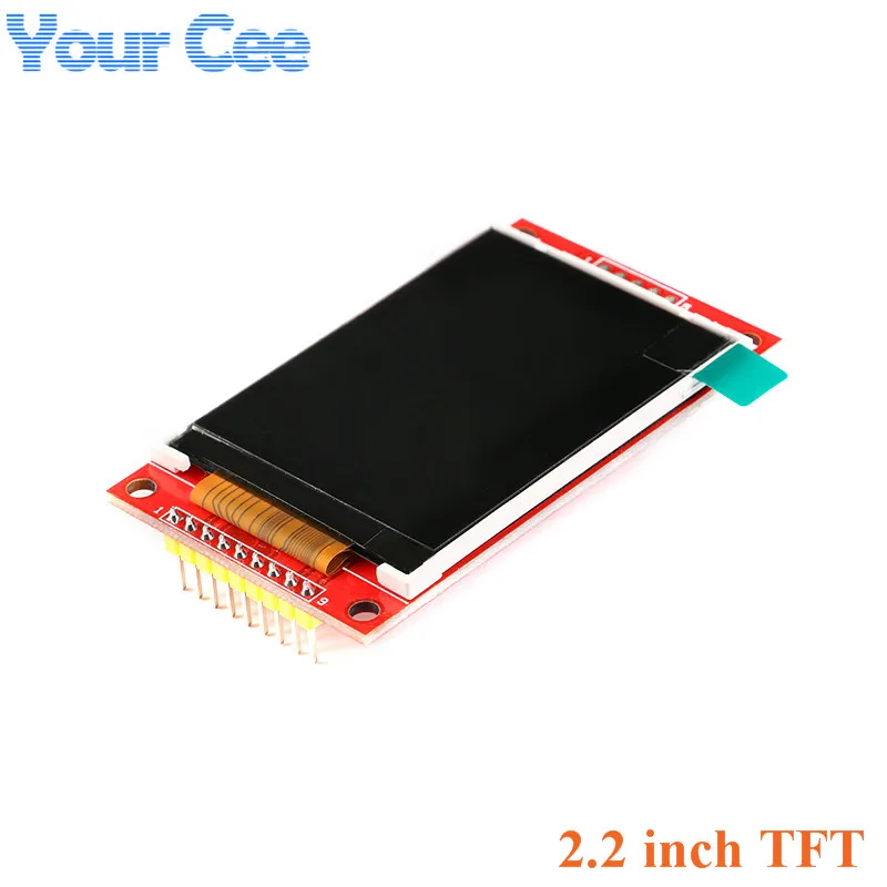 Цветной ЖК дисплей TFT 2 2/2 4/2 8 дюйма модуль 240*320 интерфейс SPI Drive ILI9341 4