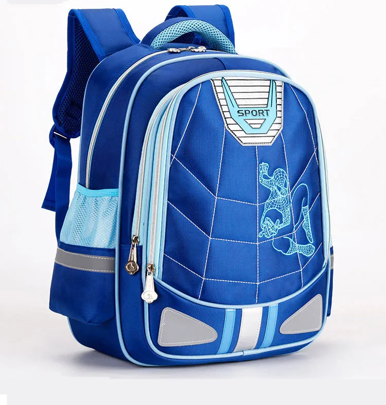 Мультфильм Человек паук ортопедические ранцы Водонепроницаемый детей школьного