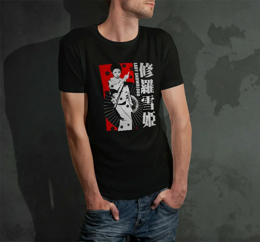 

New Japan Cult Classic Meiko Kaji Lady Snowblood Yuki T-Shirt 2019 Fashion Cotton Men T Shirt Tees Custom Cool Shirts