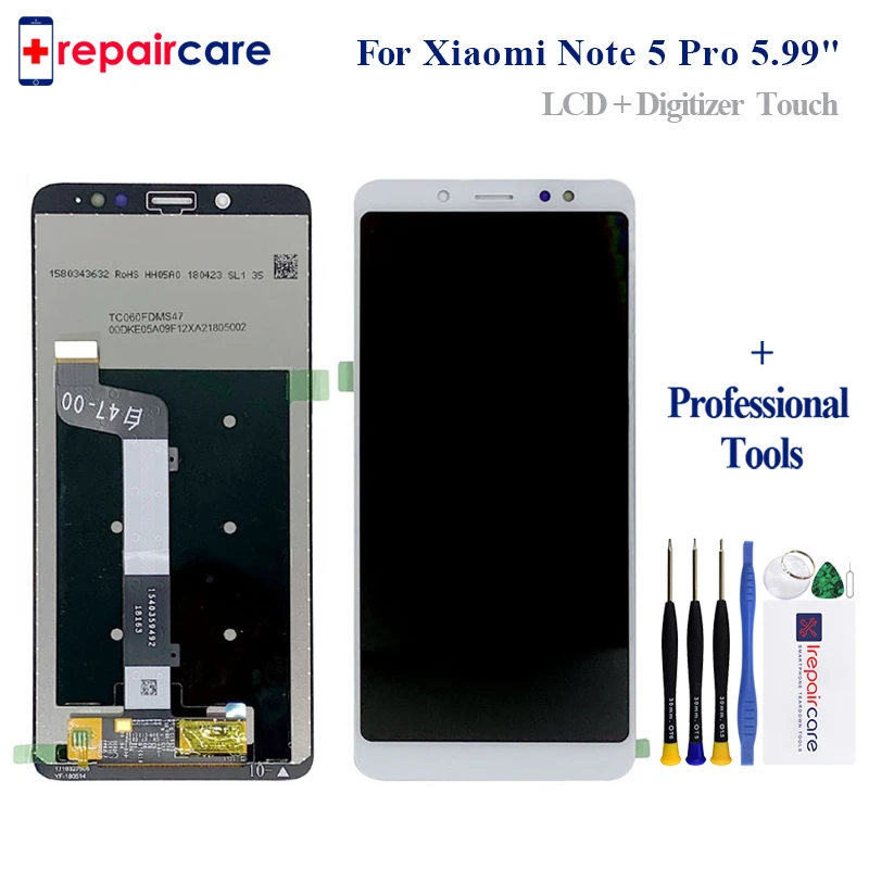 

ЖК-дисплей с сенсорным экраном и дигитайзером в сборе для Xiaomi Redmi Note 5 Pro 5,99 дюйма