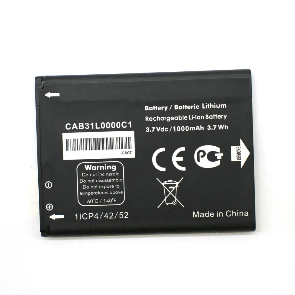 1 шт. новый оригинальный аккумулятор CAB31L0000C1 CAB31L0000C2 для Alcatel i808 / TCL T66 A890 мобильный
