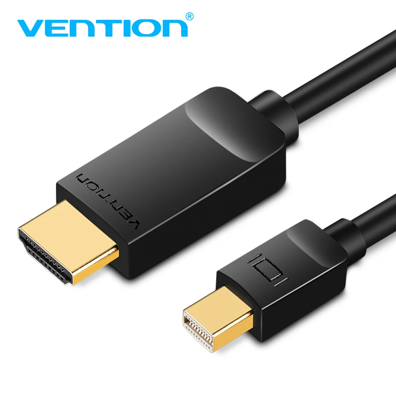 

Vention Thunderbolt Mini DP to HDMI Cable Mini Displayport to HDMI Cable Computer TV Adapter for PC Macbook HDTV Projector 1080P