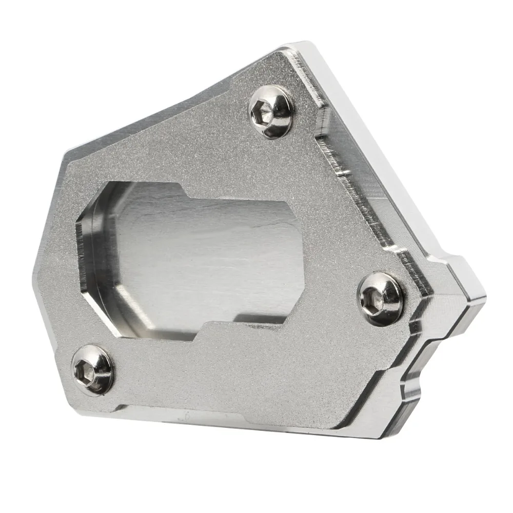 

Motorcycle Kickstand Extension Plate Side Stand Enlarge for BMW R1200 GS LC R1200GS LC Adventure 2014-2015 Silver