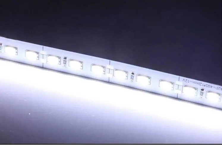 50 см 12 в светодиодный жесткий алюминиевый бар, супер яркий 5050 SMD36 SMD СВЕТОДИОДНЫЙ жесткий