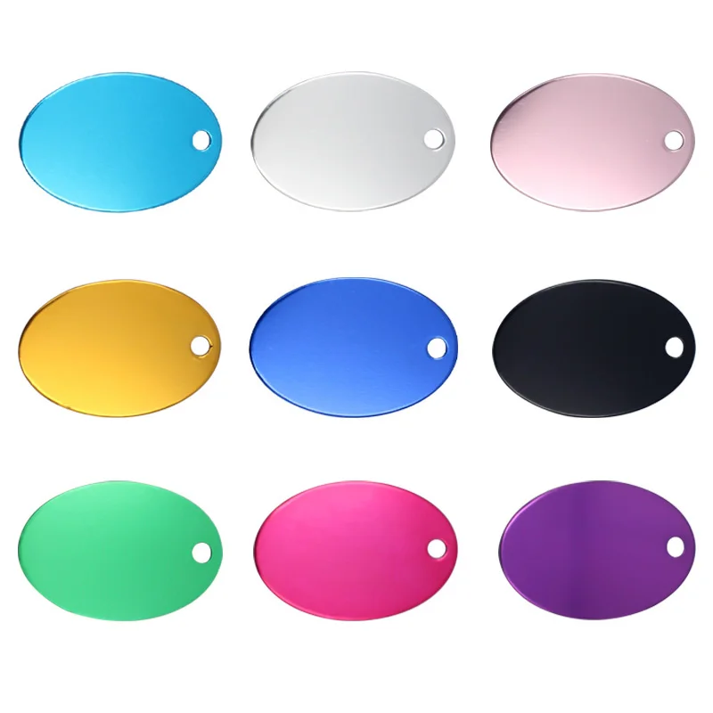 2 шт./лот выгравированные бирки для собак идентификационные домашних животных