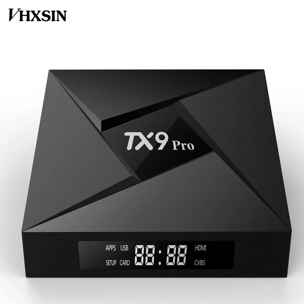 VHXSIN 2018 новейший ТВ бокс TX9 Pro Android 7 1 Amlogic S912 Восьмиядерный двухдиапазонный WiFi 3G RAM