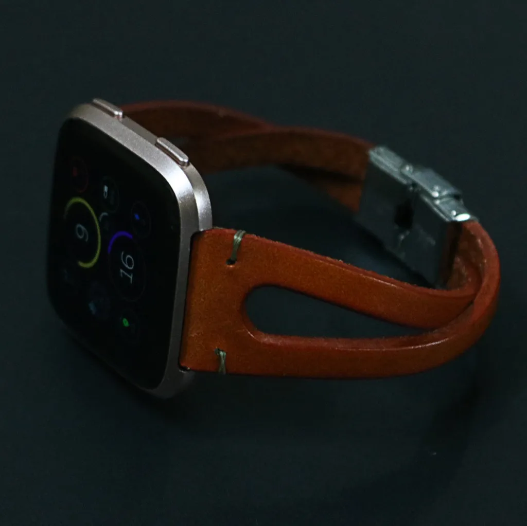 Ouhaobin кожаный ремешок для Fitbit Versa/Versa Lite, сменный Браслет, Кожаный ремешок, браслет на запястье 601