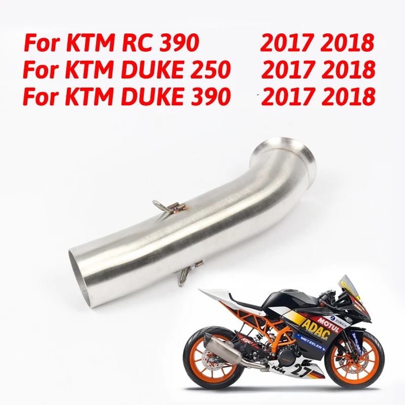 Мотоциклетный глушитель средней звеньевой трубы Moto Escape аксессуары для KTM DUKE 390 250