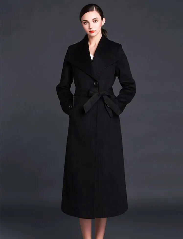 

2020 spring autumn winter long wool coat women overcoat casaco feminino abrigos mujer invierno jaqueta feminina manteau femme