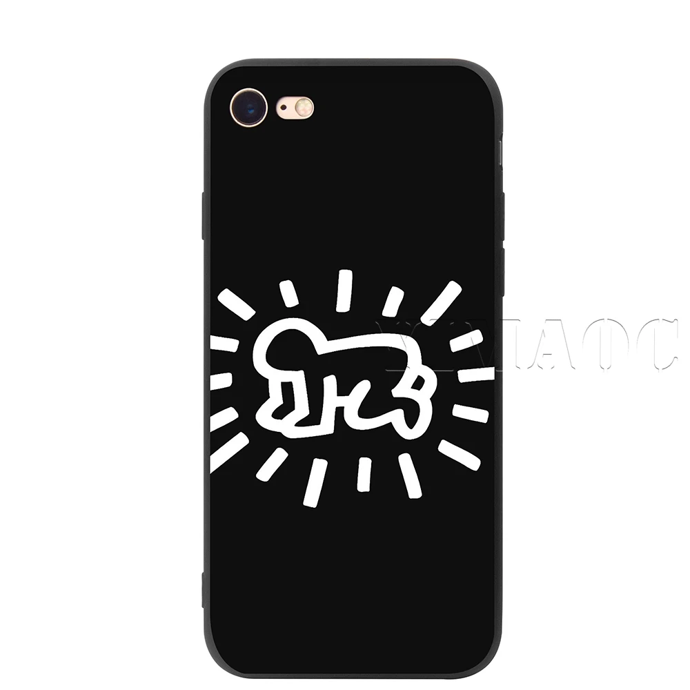 YIMAOC Keith Haring силиконовый мягкий чехол для iPhone 11 Pro XS Max XR X 8 7 6 6S Plus 5 5S SE - Цвет: 9