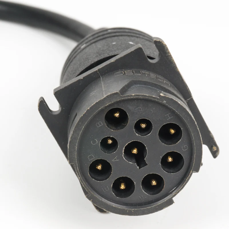 Deutsch J1939 9pin для открытого конца 6 футов Tuck Cable летический Соединительный кабель