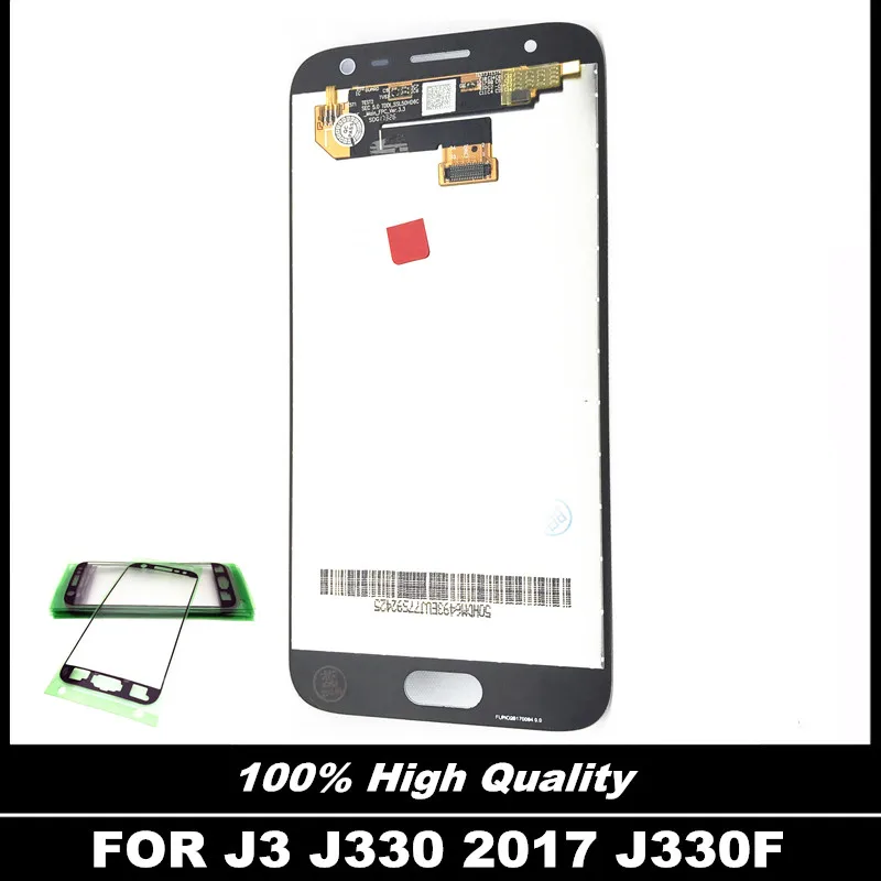 Регулировка яркости LCDs Замена для Samsung Galaxy J3 2017 J330 J330F телефон ЖК дисплей
