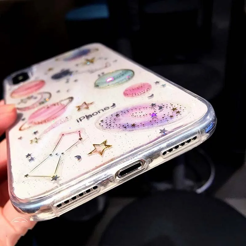 Прозрачный чехол LOVECOM Planet для huawei P20 Lite P30 mate 30 20 Pro для iPhone 11 Pro Max XR XS Max 7 8 Plus X мягкий чехол