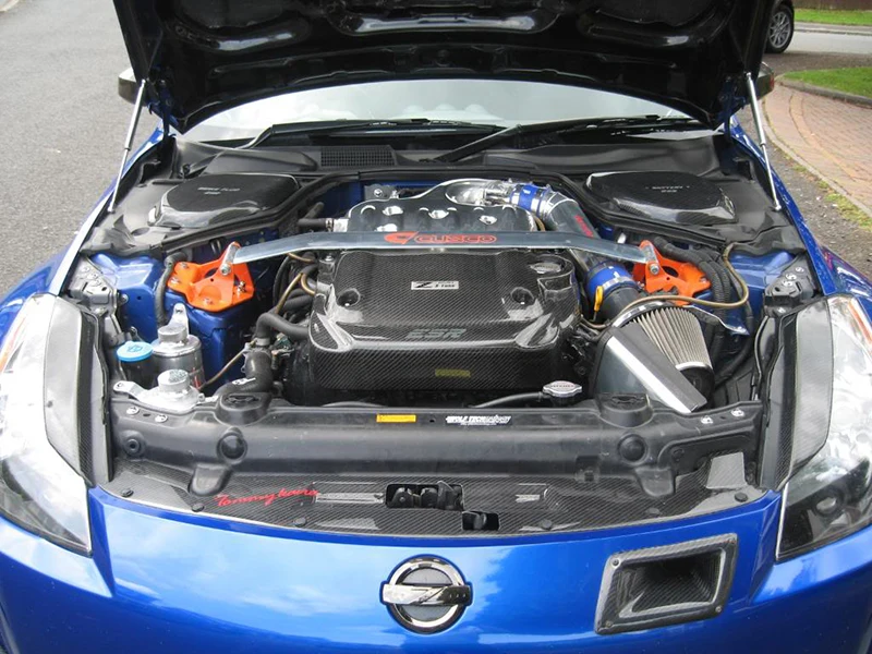 Автозапчасти для 2003 2006 350Z Z33 охлаждающая панель из стекловолокна автомобильные
