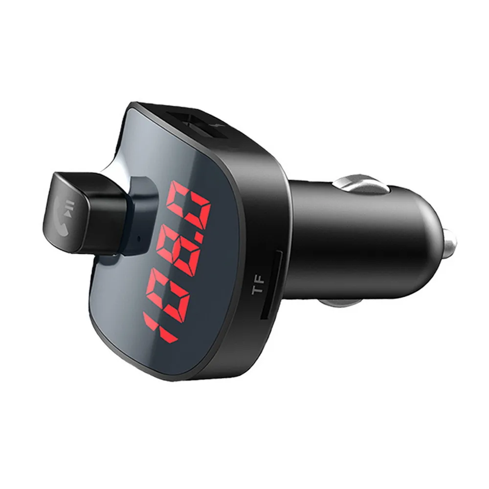 3.1A автомобильное зарядное устройство fm-передатчик Bluetooth 4,2 автомобильный комплект громкой связи ЖК-дисплей MP3 музыкальный плеер двойной USB TF U диск для телефона