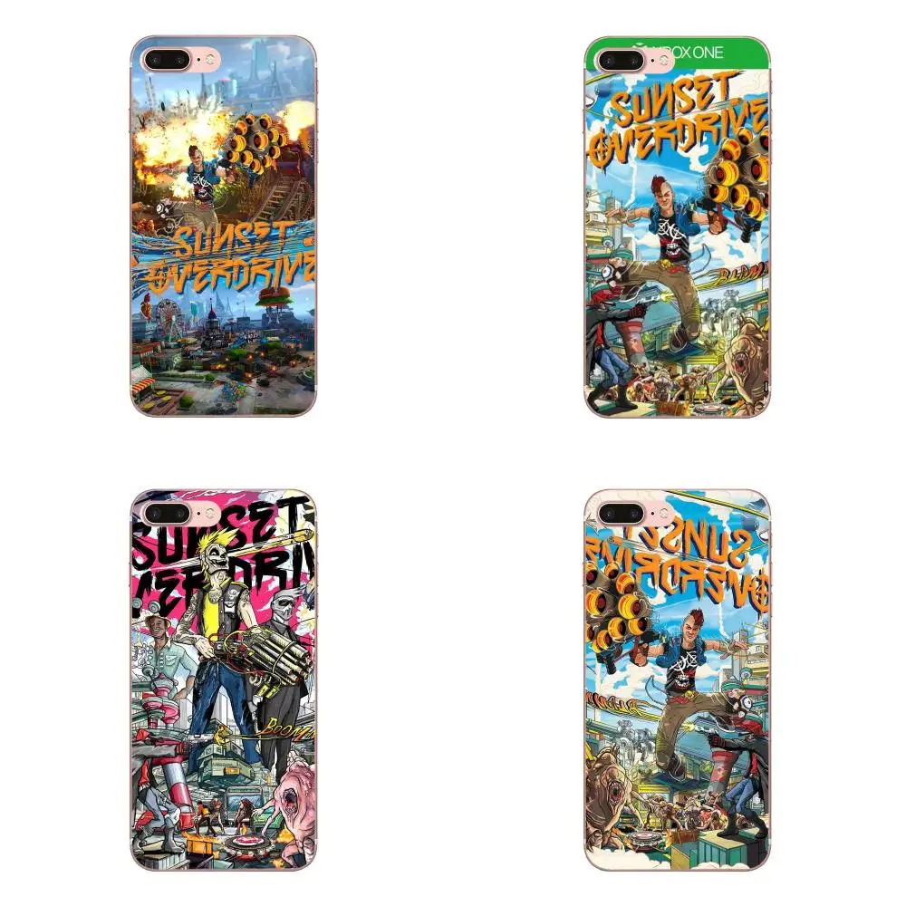 Мягкий чехол для телефона Game Sunset Overdrive Huawei Honor 4C 5A 5C 5X 6 6C 6A 6X 7 7X 8 9 V8 V10 Y3II Y5II Y6II G8 P7 Play