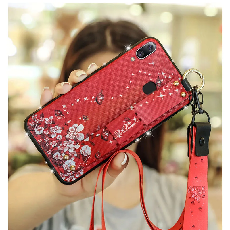 Чехол-браслет для samsung Galaxy M10 M20 A10 A30 A50 S7 край S8 S9 S10 плюс S10E палец кольцо бриллиант ремешок чехол Cove