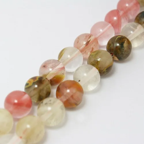 Круглые стразы из арбуза для изготовления ювелирных изделий 4 6 8 10 мм 15 дюймов