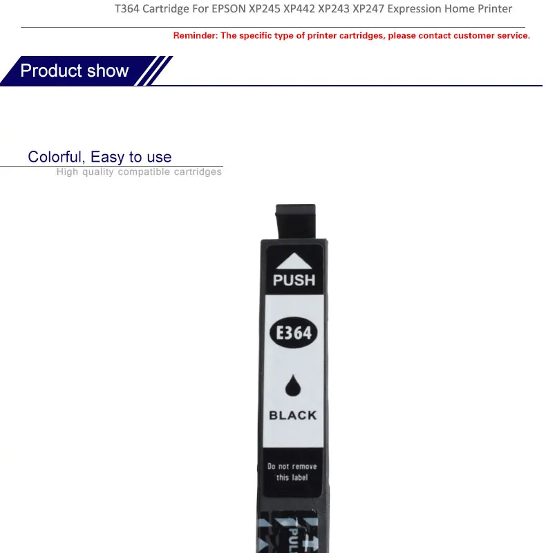 XColor совместимый картридж с чернилами T364 для EPSON XP245 XP442 XP243 XP247 Expressio домашний принтер