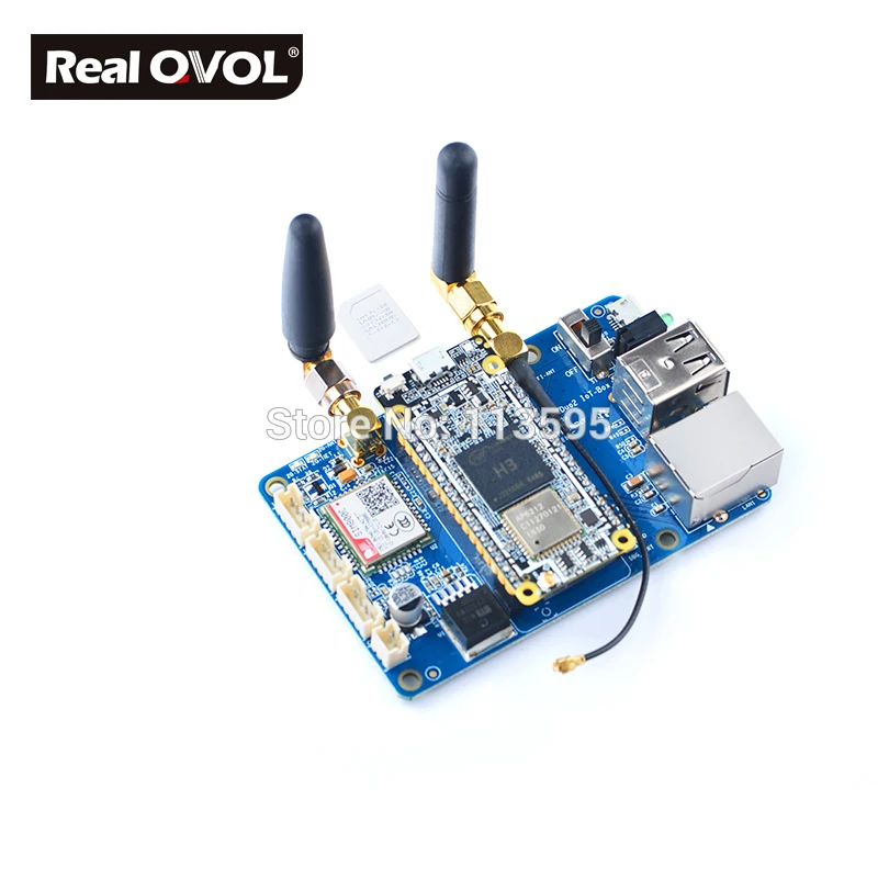 RealQvol Friendlyarm IoT-2G несущая плата для NanoPi Duo2 GSM/GPRS+ WiFi SIM800C