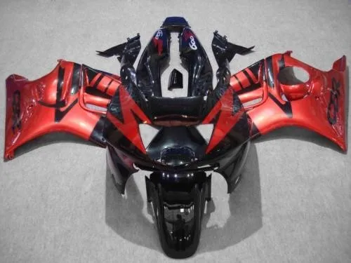 Черный комплект Красного обтекателя Для HD CBR600F3 CBR600 F3 1995 1996 95 96 CBR 600 обтекатели |