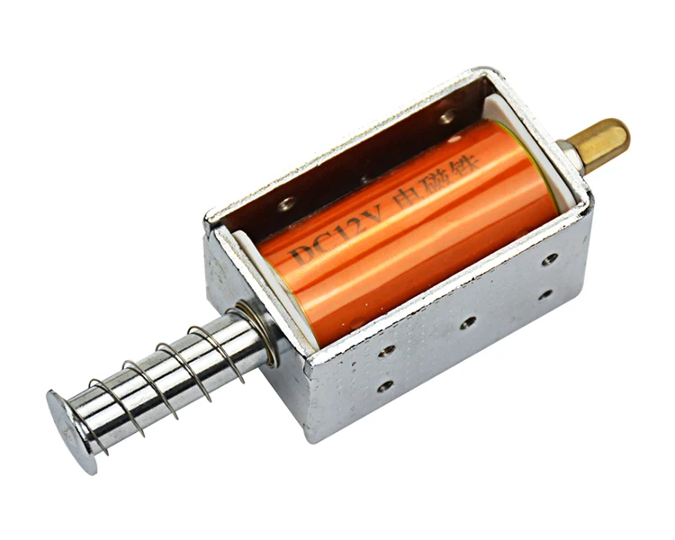 YIMAKER DC12V тип удара Электромагнит Push-Pull длинный ход 35 мм Электрический магнит