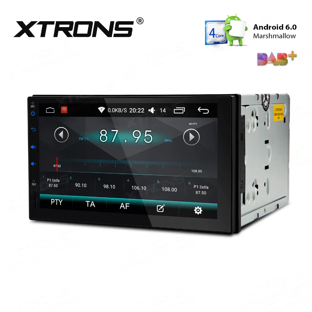 XTRONS 7 &quotAndroid 6 0 Зефир 4 ядра 16G Встроенная память HD цифровой Сенсорный экран